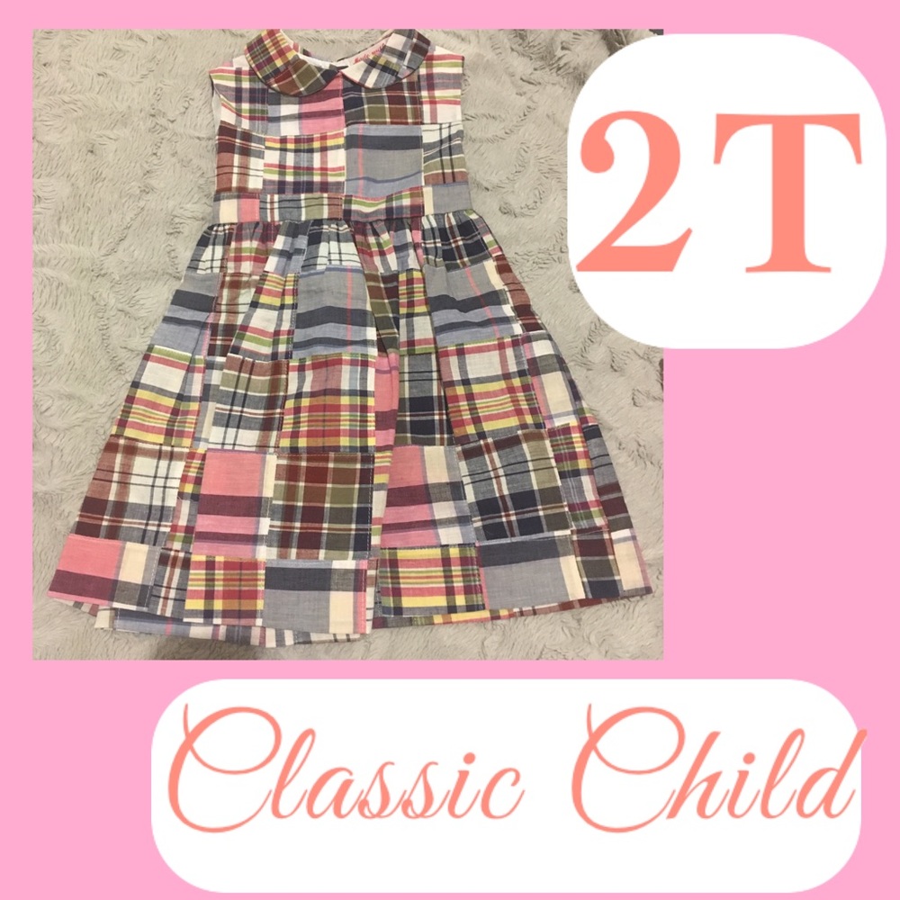 2T Madras Girls Dress